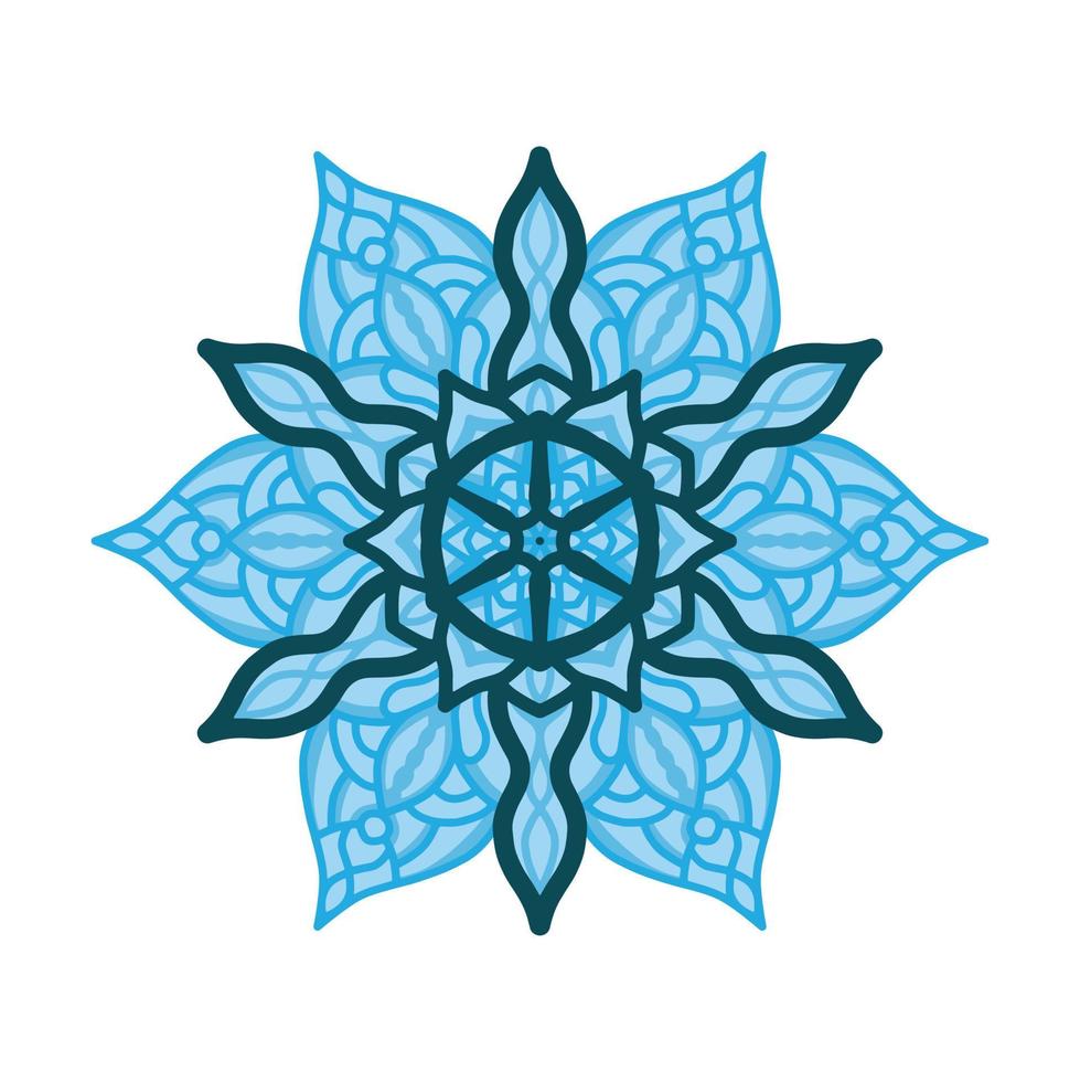 laser skära 3d mandala mönster. 3d islamic mandala vektor