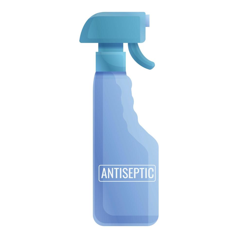 Symbol für antiseptische Sprühflasche, Cartoon-Stil vektor