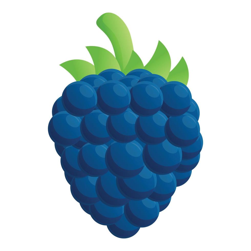 Raw Blackberry-Symbol, Cartoon-Stil vektor