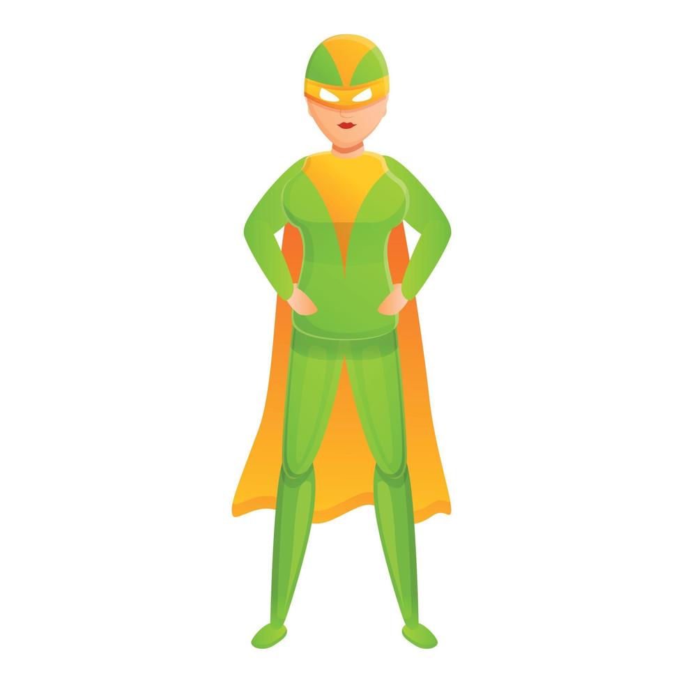 Power-Superhelden-Symbol, Cartoon-Stil vektor