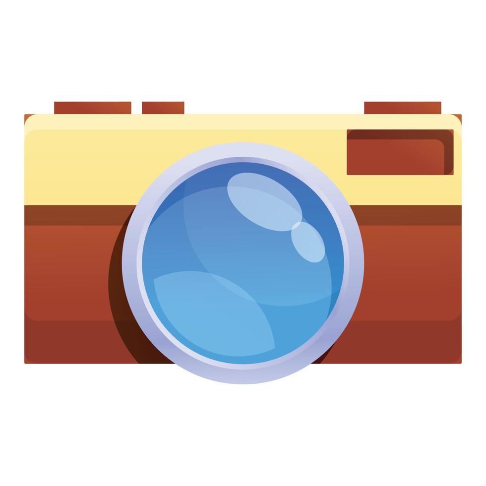 Safari-Fotokamera-Symbol, Cartoon-Stil vektor