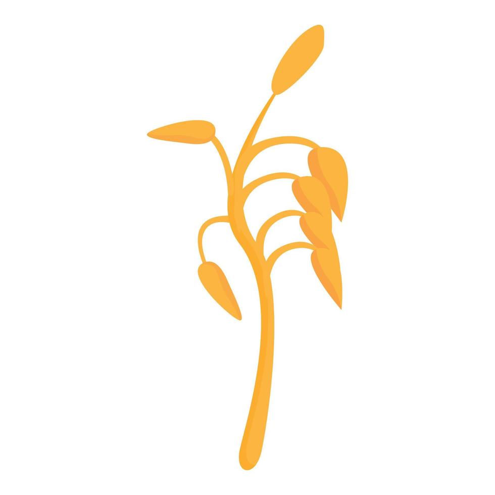 Ikone der Getreidepflanze, Cartoon-Stil vektor