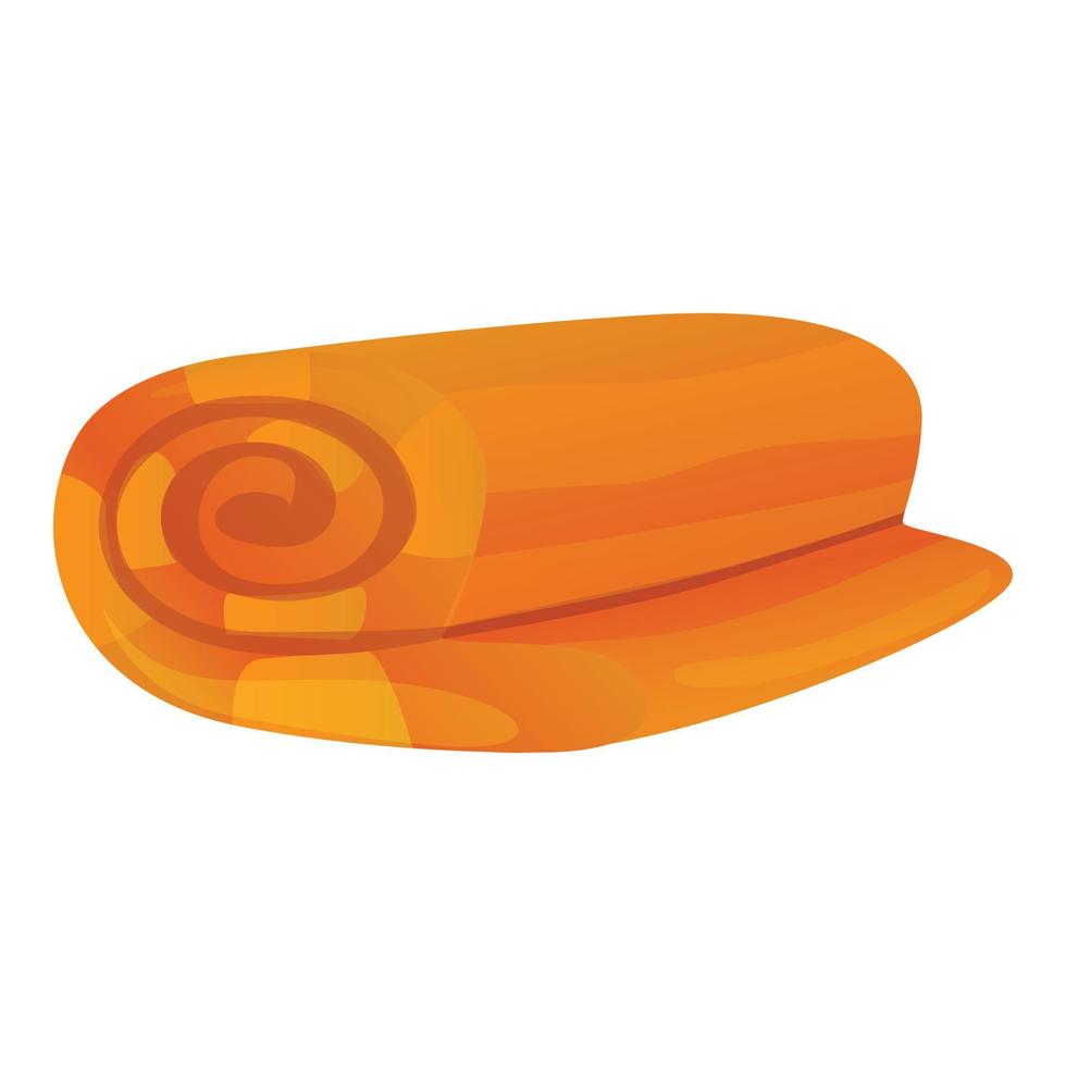 orange Decke Symbol, Cartoon-Stil vektor