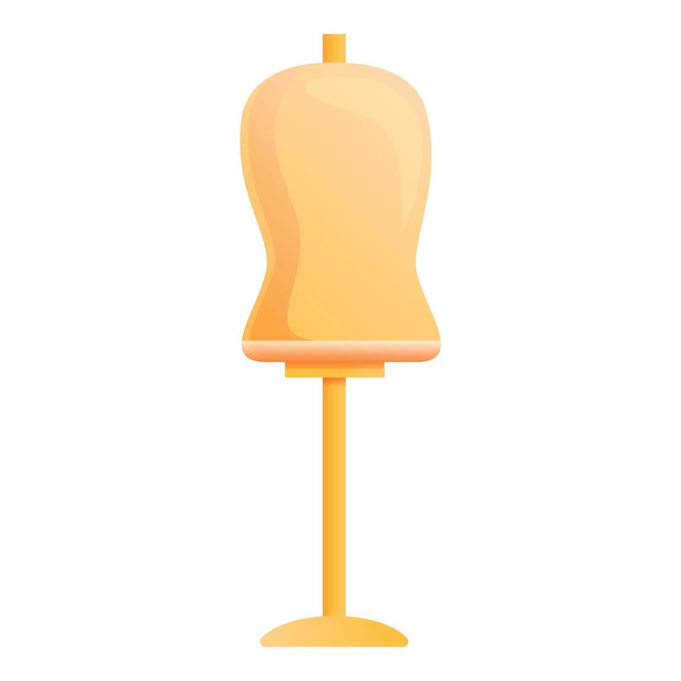 Mannequin-Büste-Stand-Symbol, Cartoon-Stil vektor