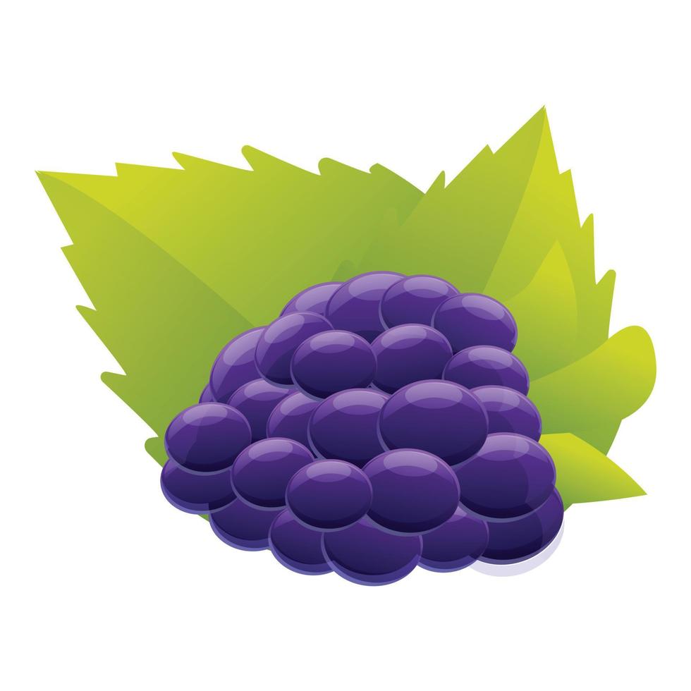 Diät-Blackberry-Symbol, Cartoon-Stil vektor