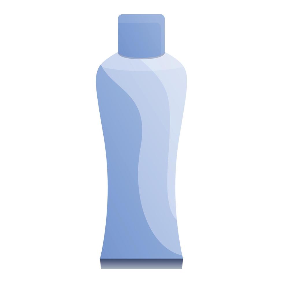 flaska medicinsk lösning ikon, tecknad serie stil vektor