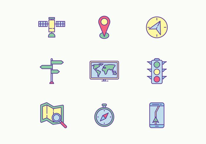 Navigation Icons vektor