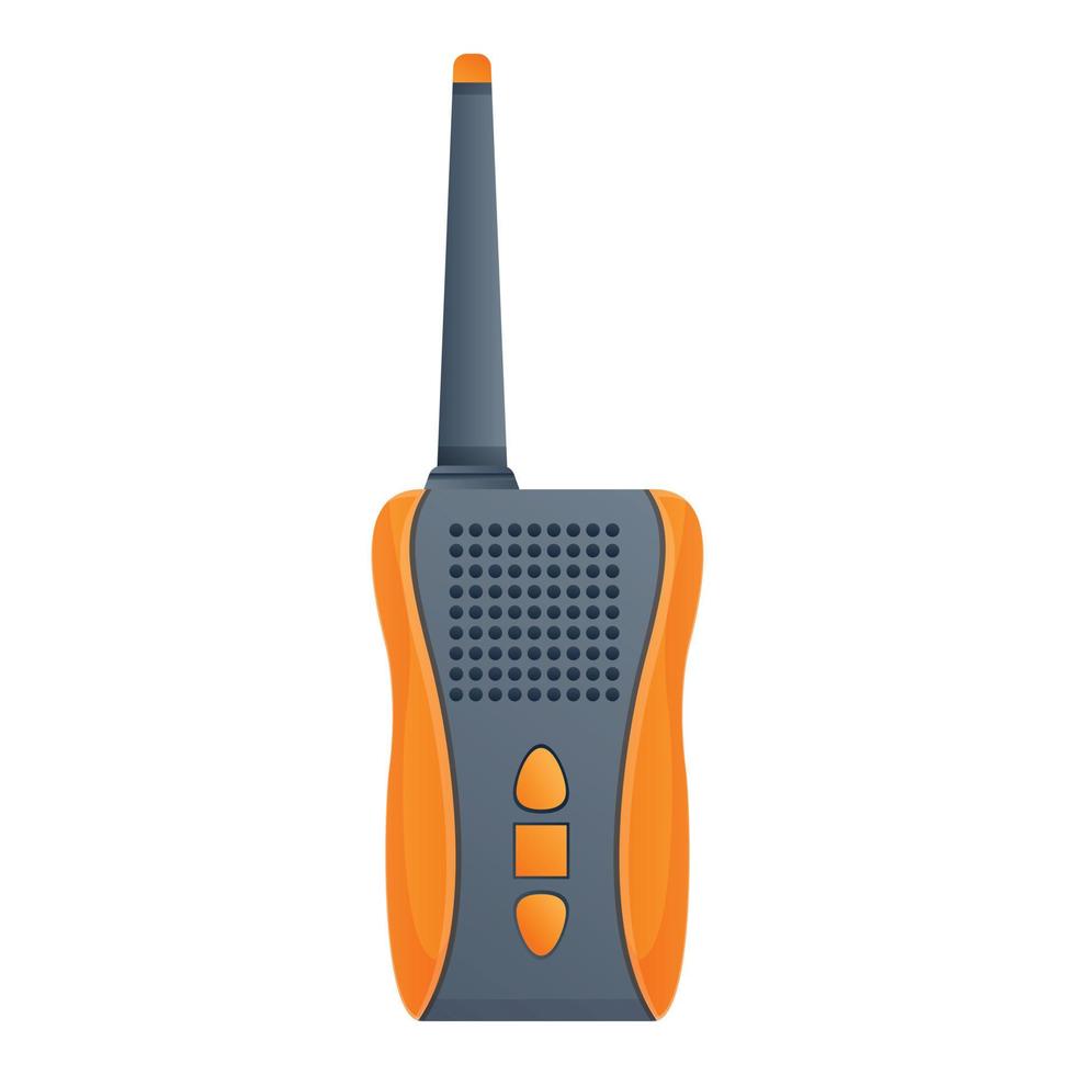 Walkie-Talkie-Gerätesymbol, Cartoon-Stil vektor