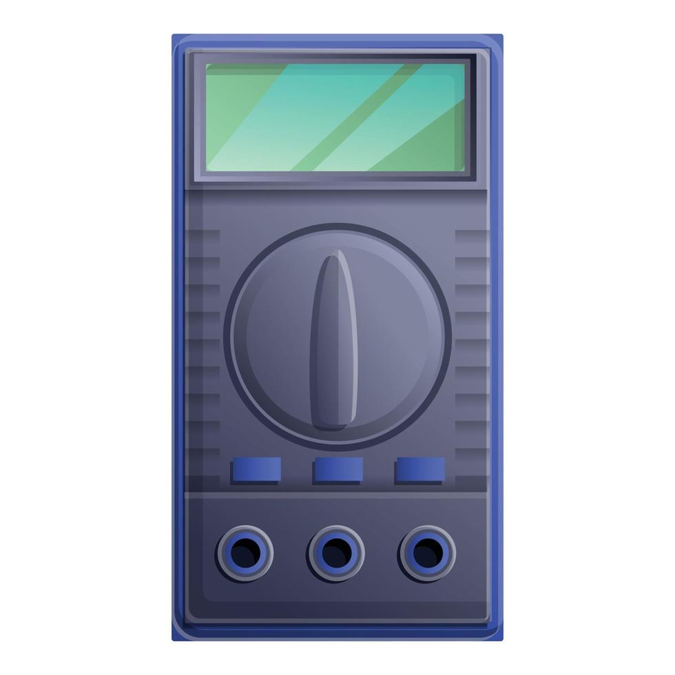 digitales Multimeter-Symbol, Cartoon-Stil vektor