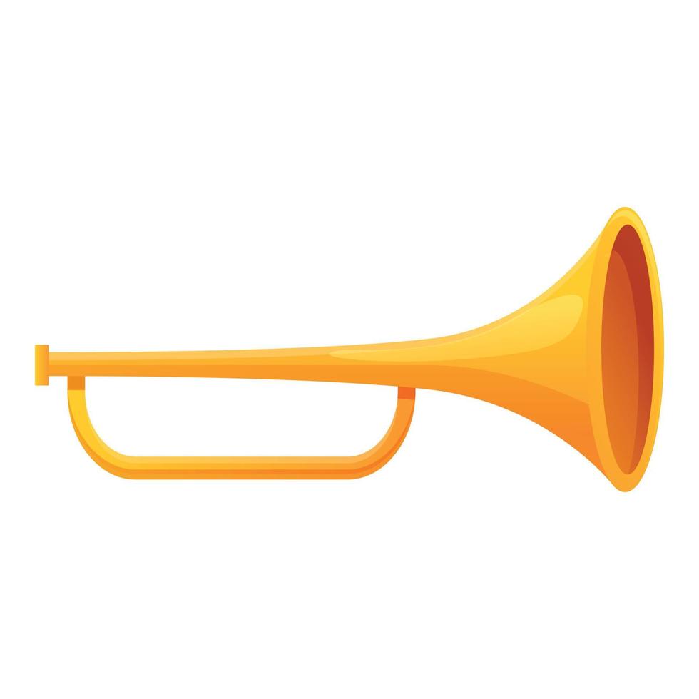 mexikansk trumpet ikon, tecknad serie stil vektor