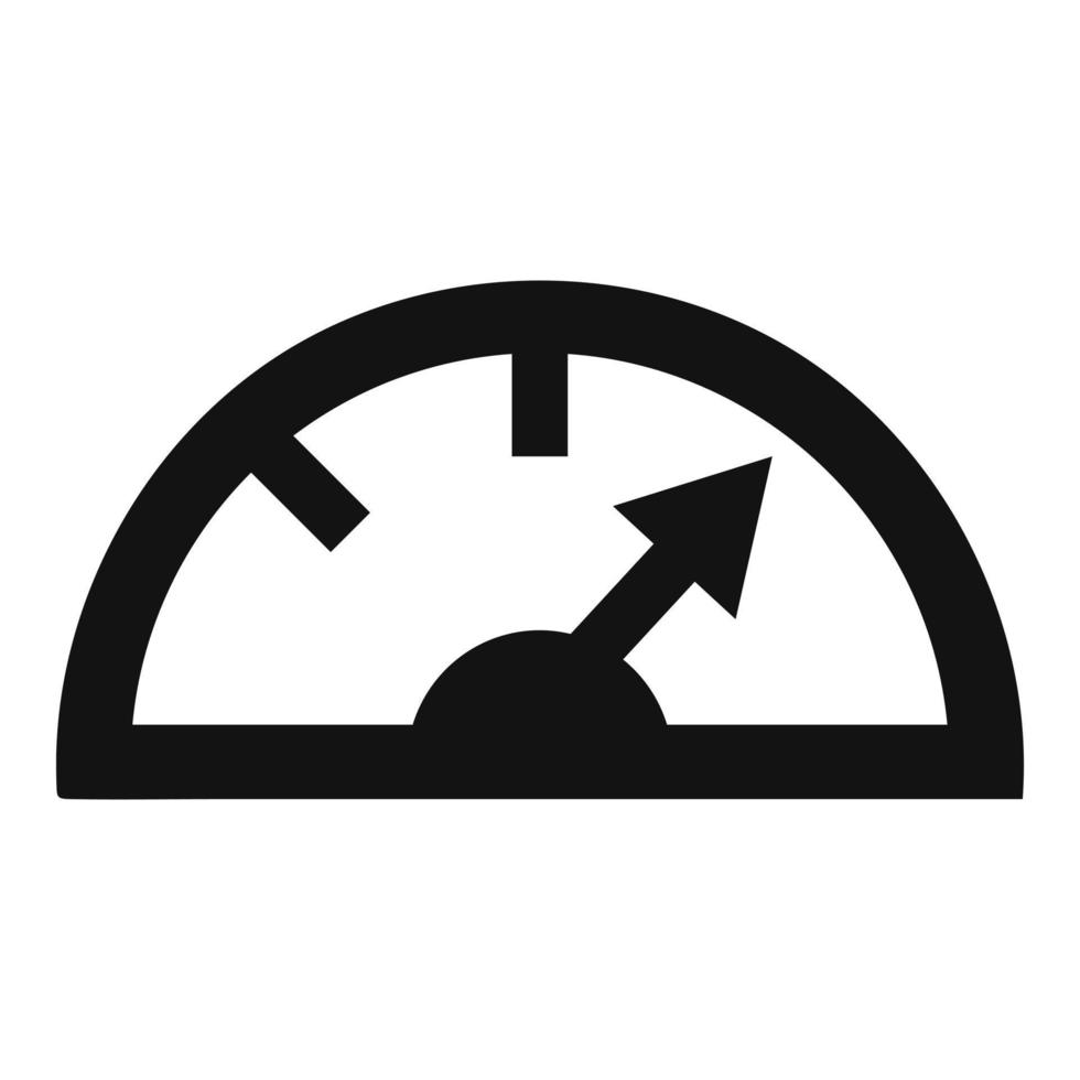 Dashboard-Symbol, einfacher Stil vektor