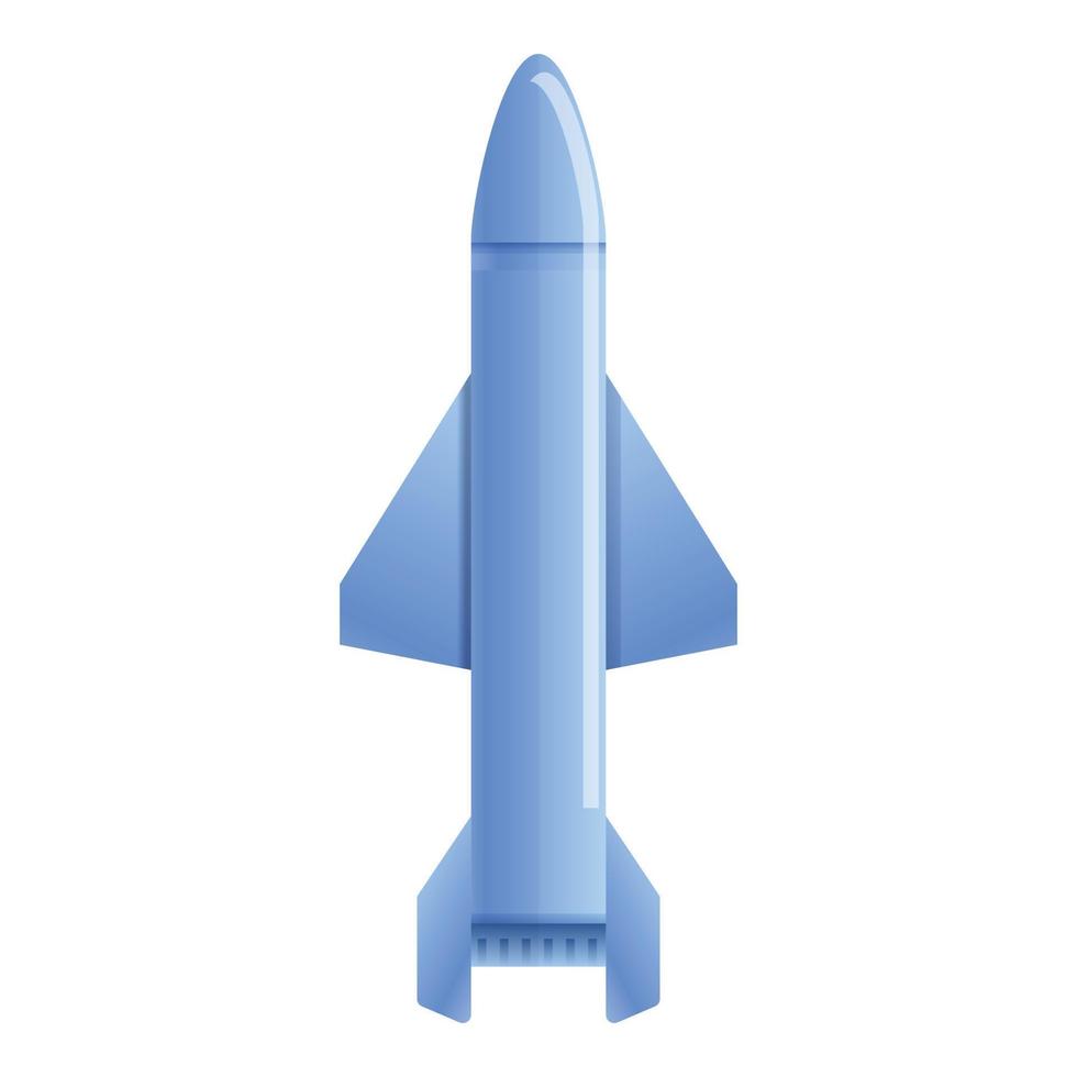 Jet-Raketen-Symbol, Cartoon-Stil vektor