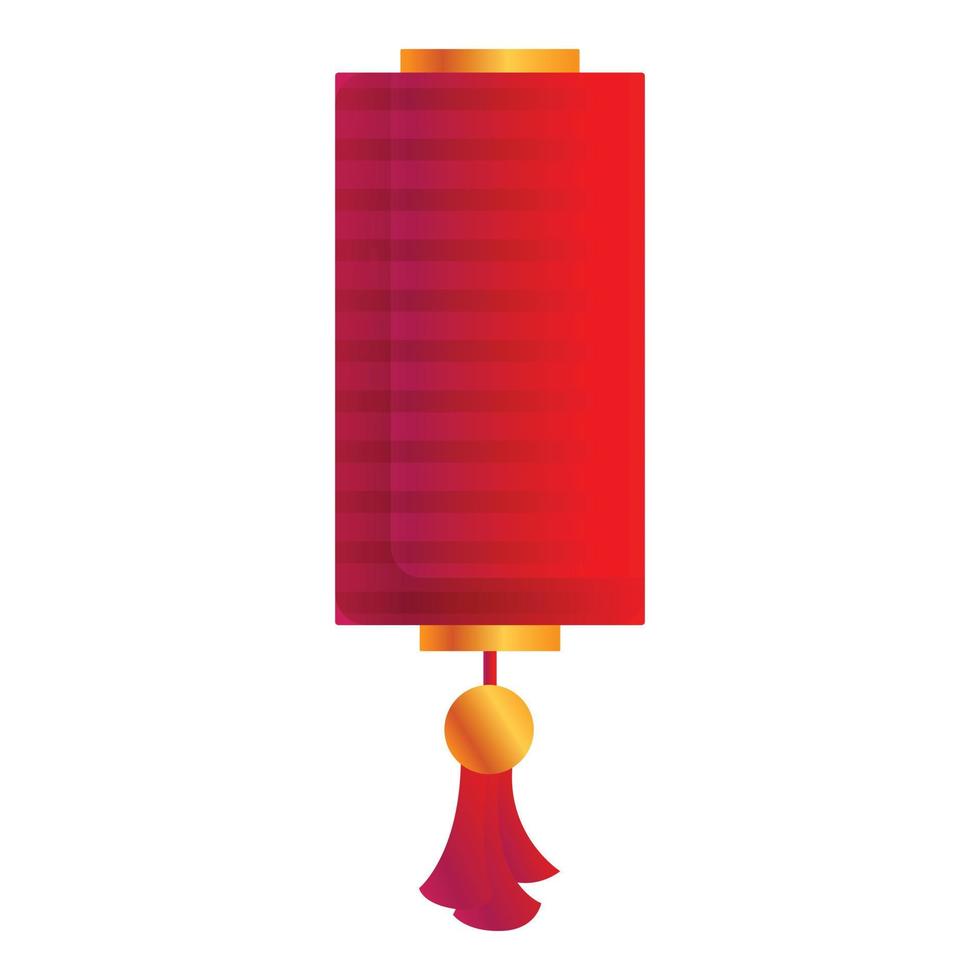 Symbol für chinesisches Laternenelement, Cartoon-Stil vektor