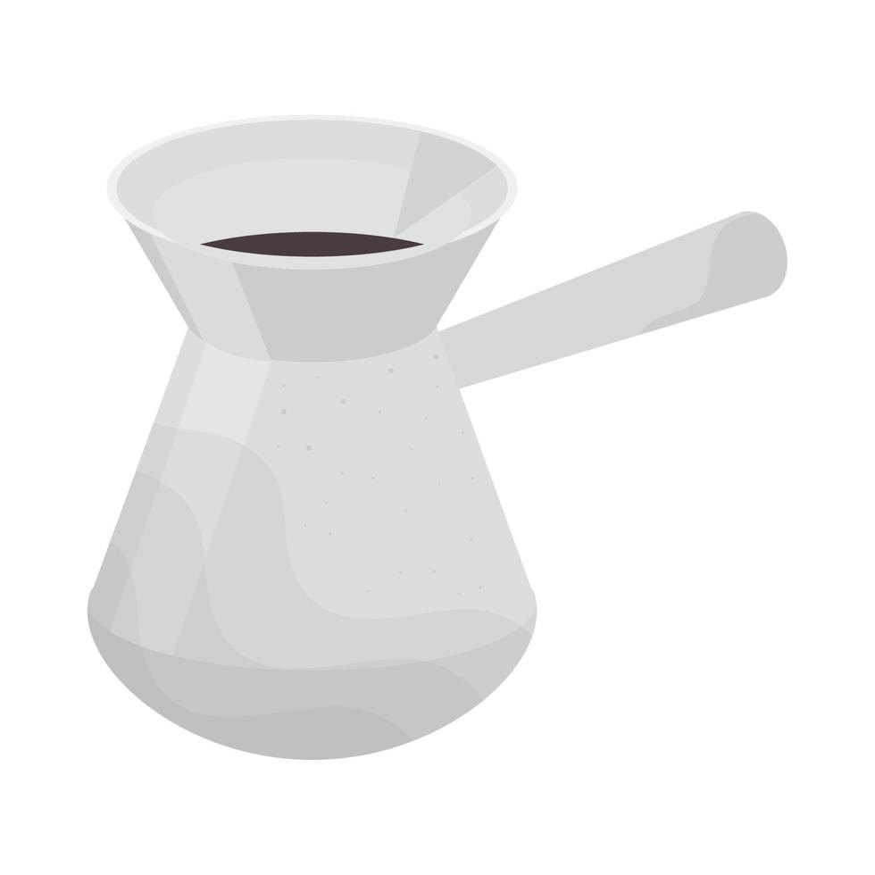 kaffe vattenkokare ikon vektor