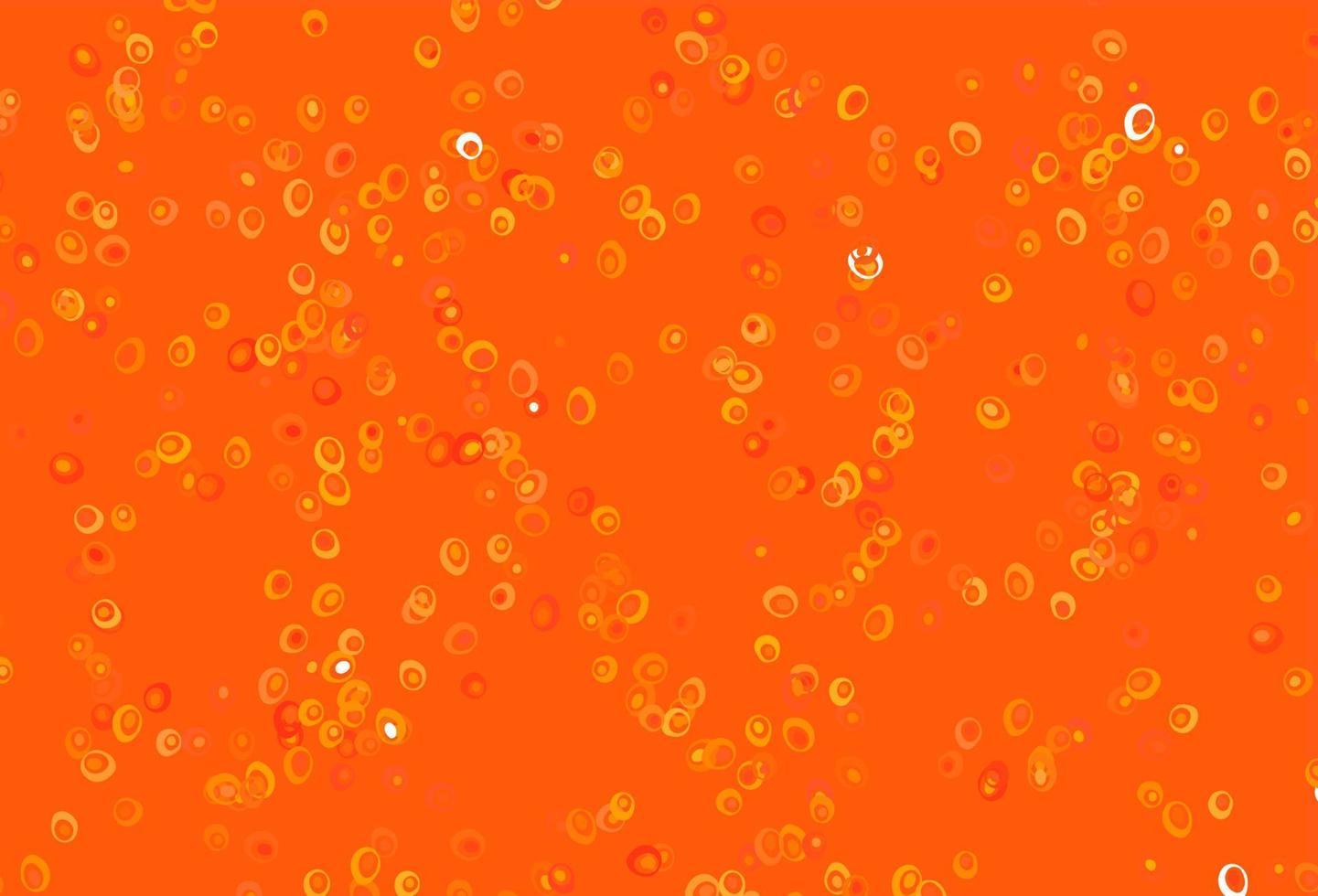 ljusgult, orange vektorkåpa med fläckar. vektor