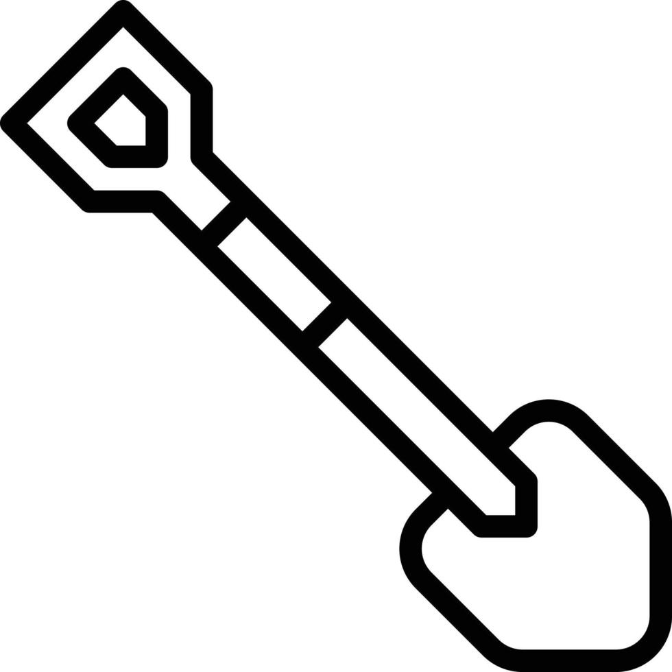 Schaufel Werkzeugbau Konstruktion - Gliederungssymbol vektor