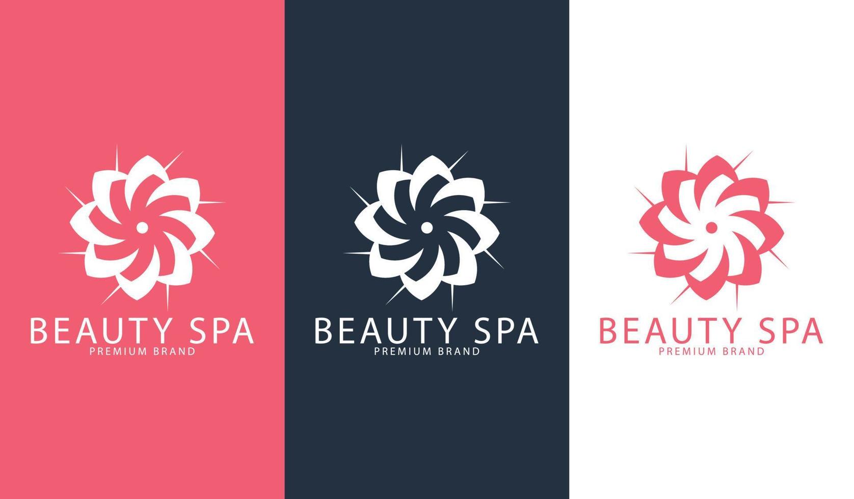 blomma kreativ företag logotyp design vektor
