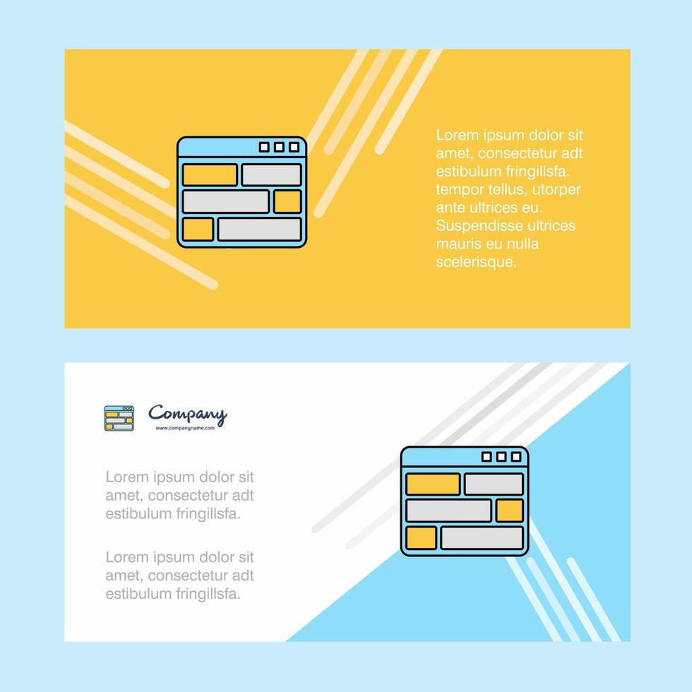 Website abstrakte Firmenkundengeschäft Banner Vorlage horizontale Werbung Business Banner vektor