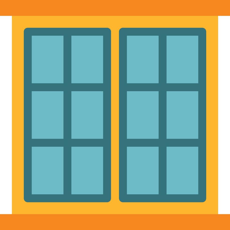 fönster verktyg bygga konstruktion - platt ikon vektor