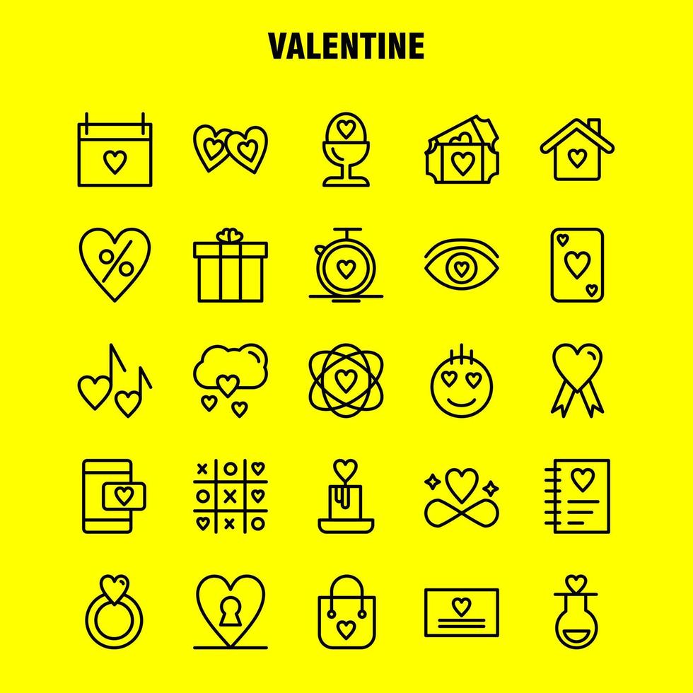 valentine line icon pack für designer und entwickler symbole der flasche liebe romantischer valentinstag liebesgeschenk herz valentinstag vektor