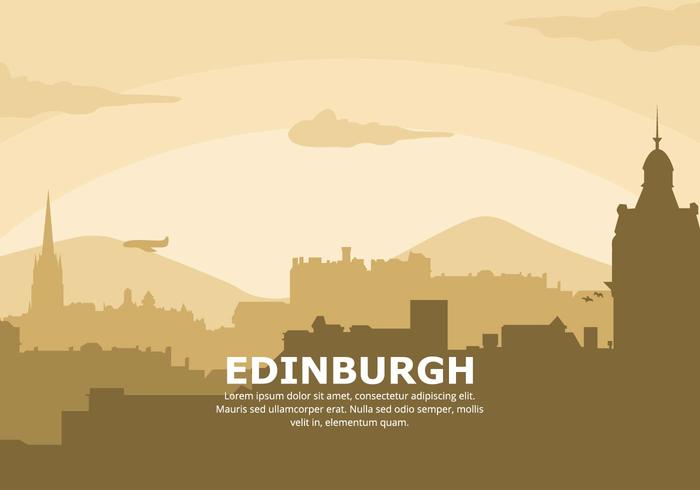 Edinburgh bakgrund vektor