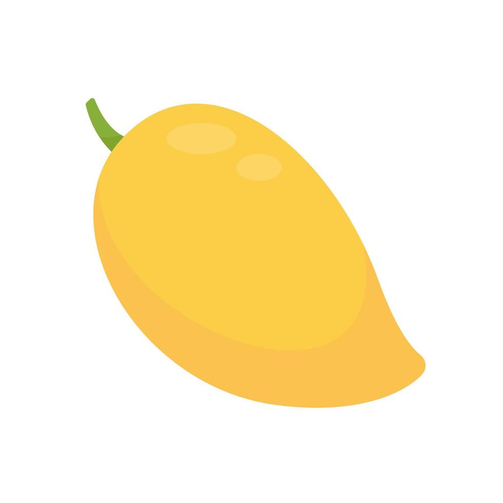 halbierte gelbe Mangovektor köstliche süße Frucht vektor