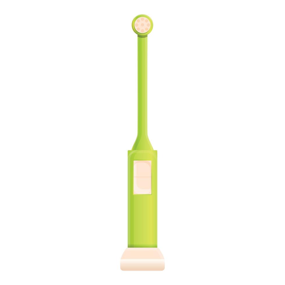 saubere elektrische Zahnbürste Symbol, Cartoon-Stil vektor