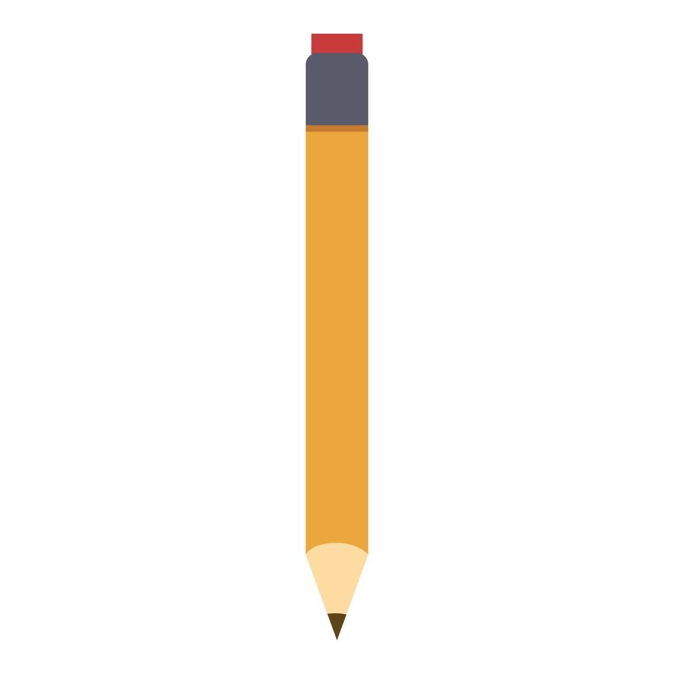 klassische Bleistiftschreibikone, Cartoon-Stil vektor