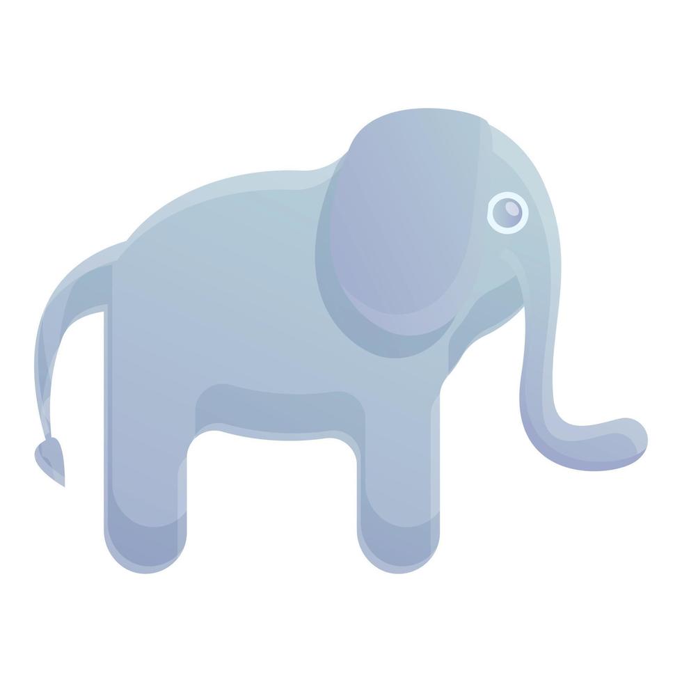 Elefant-Badespielzeug-Symbol, Cartoon-Stil vektor