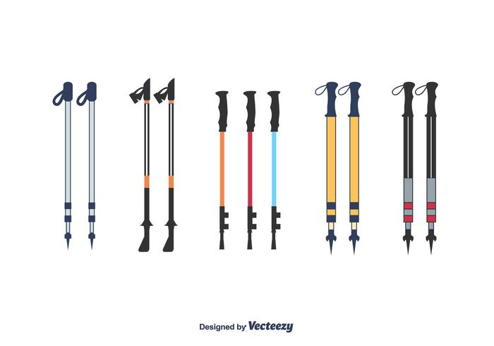 Nordic Walking Stöcke Vector