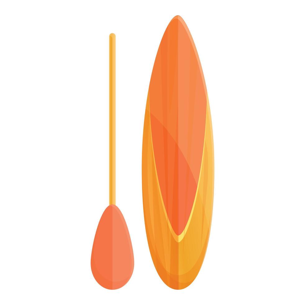Abenteuer-Sup-Surfen-Symbol, Cartoon-Stil vektor