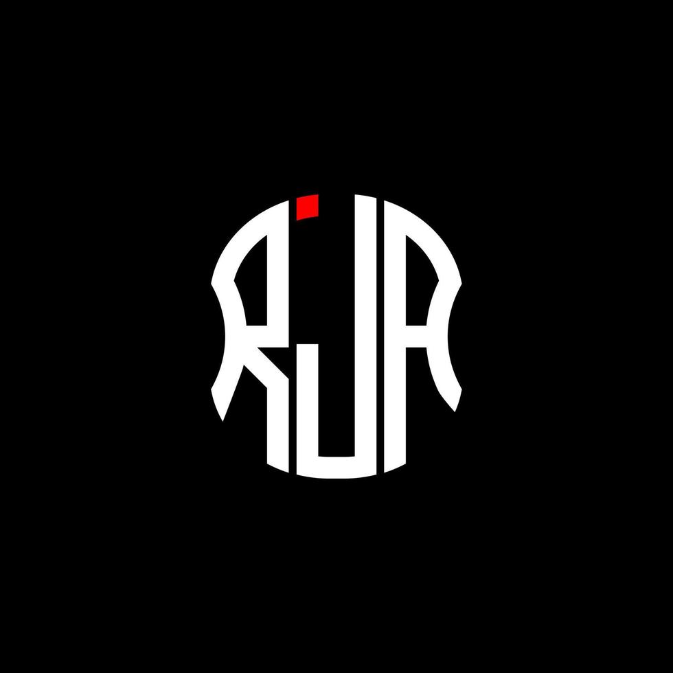 rla brief logo abstraktes kreatives design. rla einzigartiges Design vektor