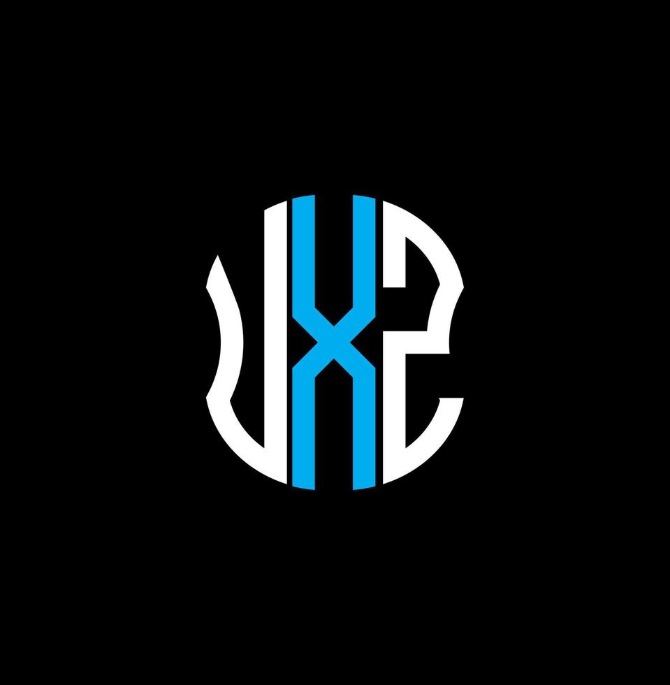 uxz Brief Logo abstraktes kreatives Design. uxz einzigartiges Design vektor