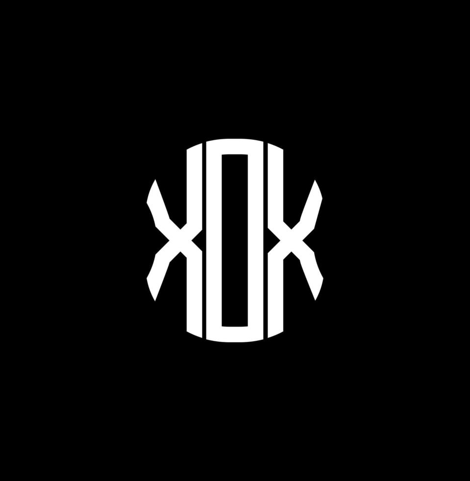 xdx Brief Logo abstraktes kreatives Design. xdx einzigartiges Design vektor