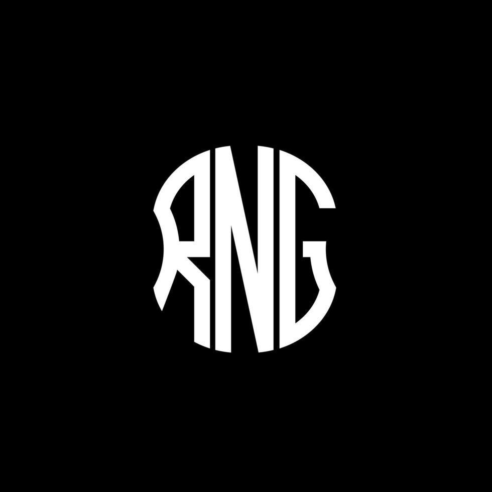 rng Brief Logo abstraktes kreatives Design. rng einzigartiges Design vektor