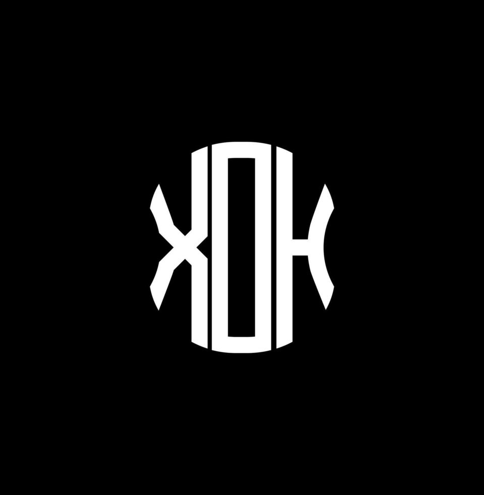 Xdh Brief Logo abstraktes kreatives Design. xdh einzigartiges Design vektor