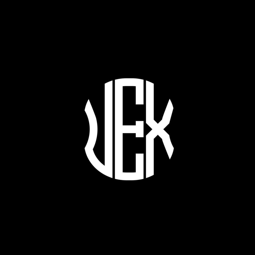 uey brev logotyp abstrakt kreativ design. uey unik design vektor