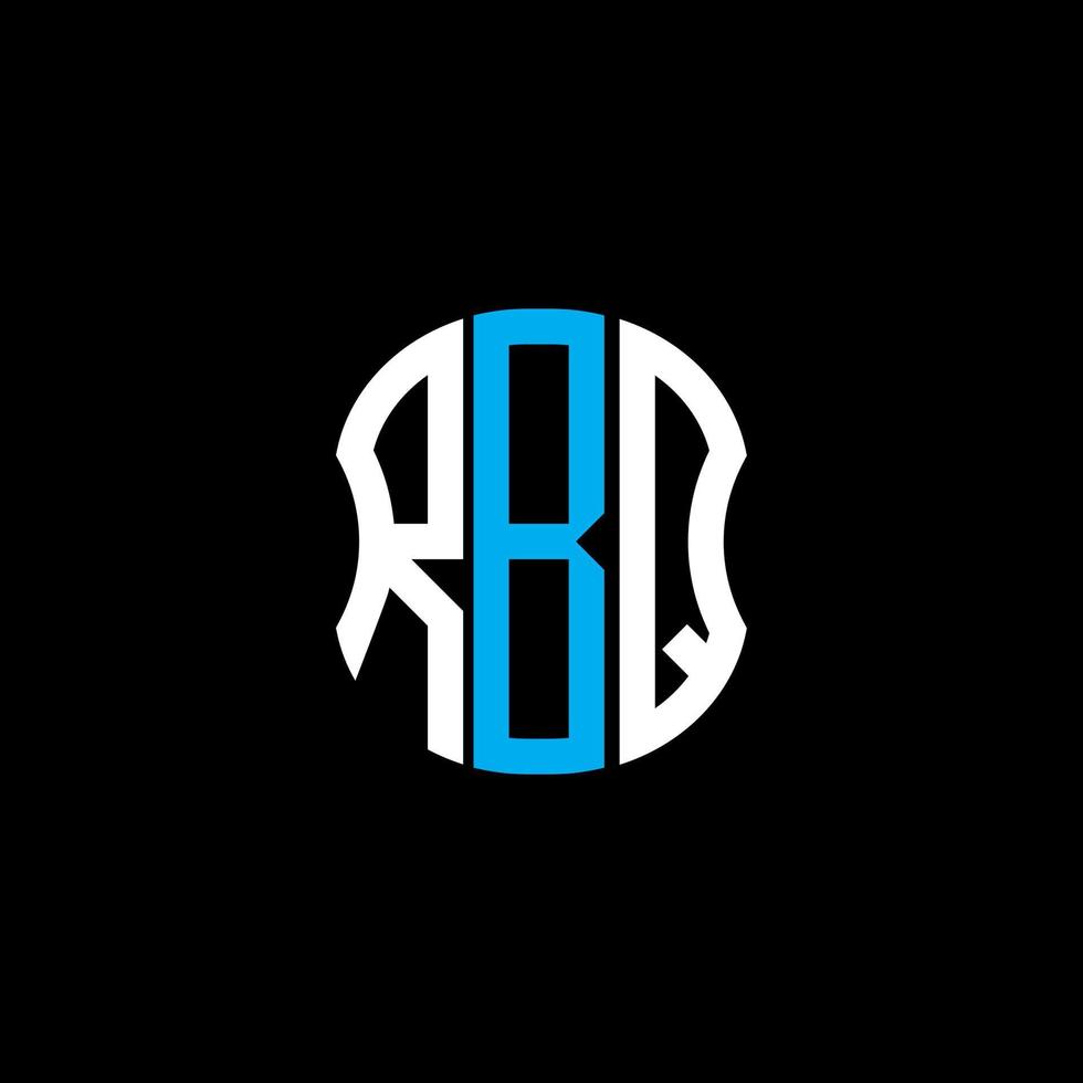 rbq brief logo abstraktes kreatives design. rbq einzigartiges Design vektor