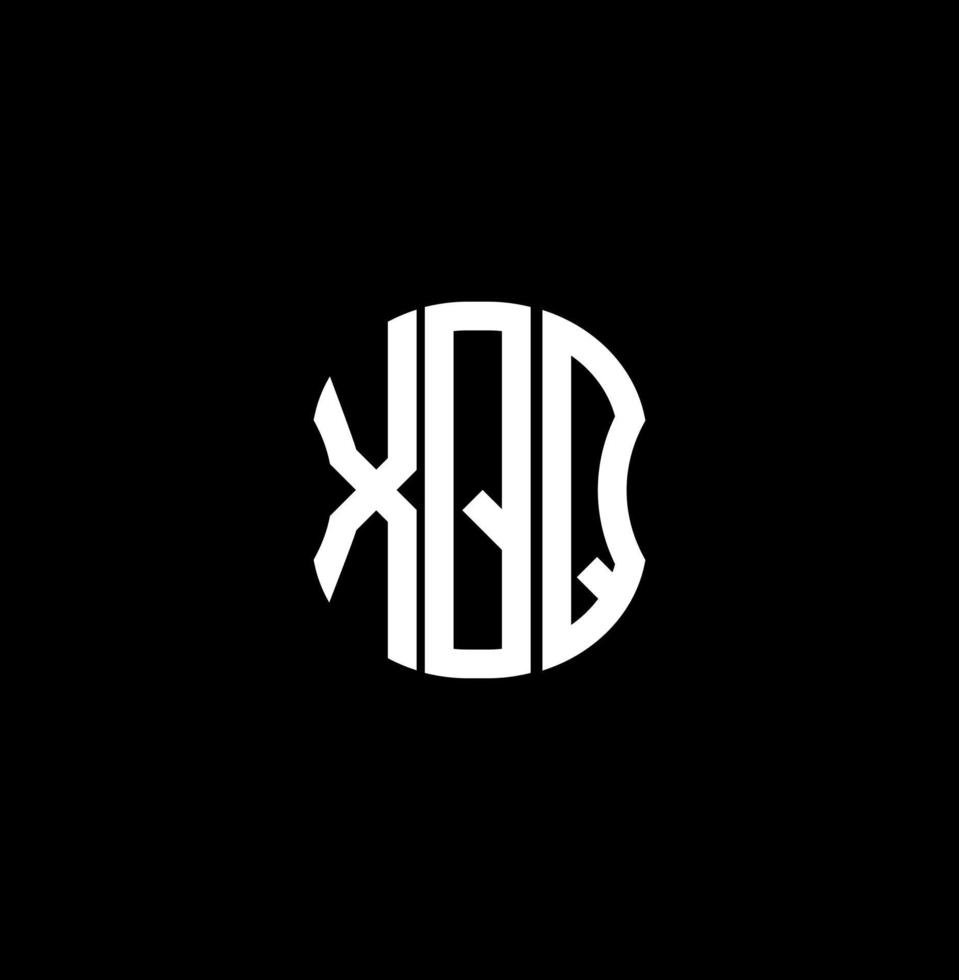 xqq Brief Logo abstraktes kreatives Design. xqq einzigartiges Design vektor