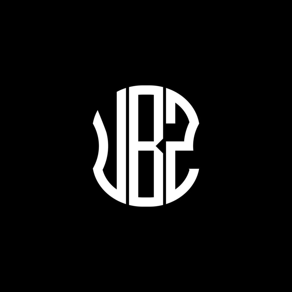 ubz brief logo abstraktes kreatives design. ubz einzigartiges Design vektor