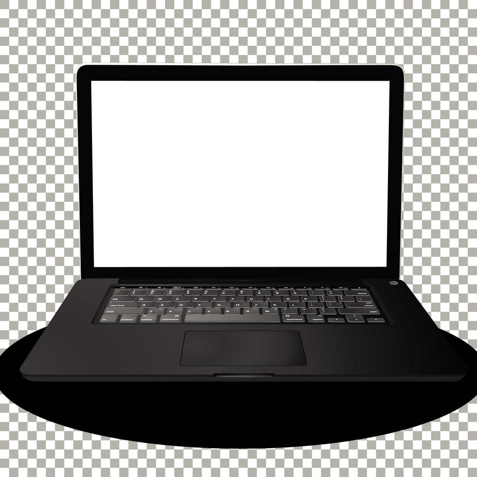 Laptop oder Computer isoliert vektor