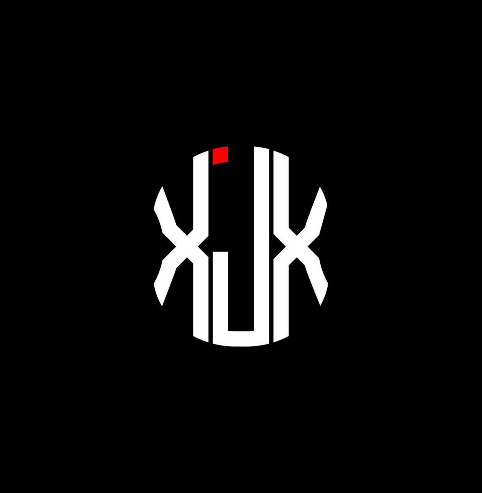 xjx Brief Logo abstraktes kreatives Design. xjx einzigartiges Design vektor