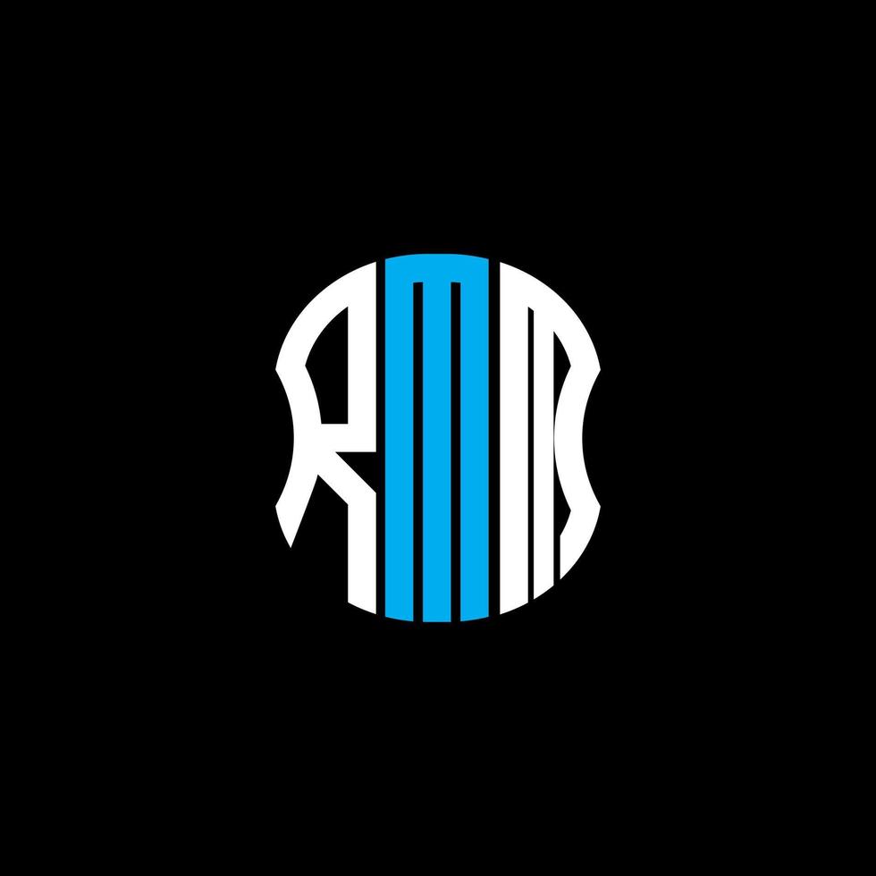 rmm brief logo abstraktes kreatives design. rmm einzigartiges Design vektor