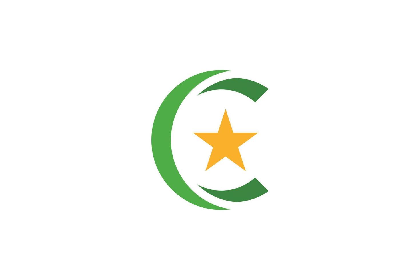 modern brev c logotyp vektor