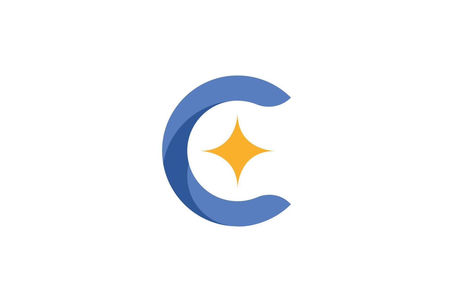 modern brev c logotyp vektor