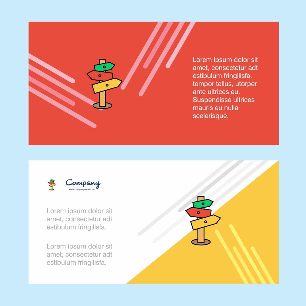 riktning styrelse abstrakt företags- företag baner mall horisontell reklam företag baner vektor