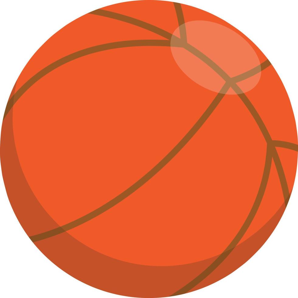 basketboll illustration i 3d isometrisk stil vektor