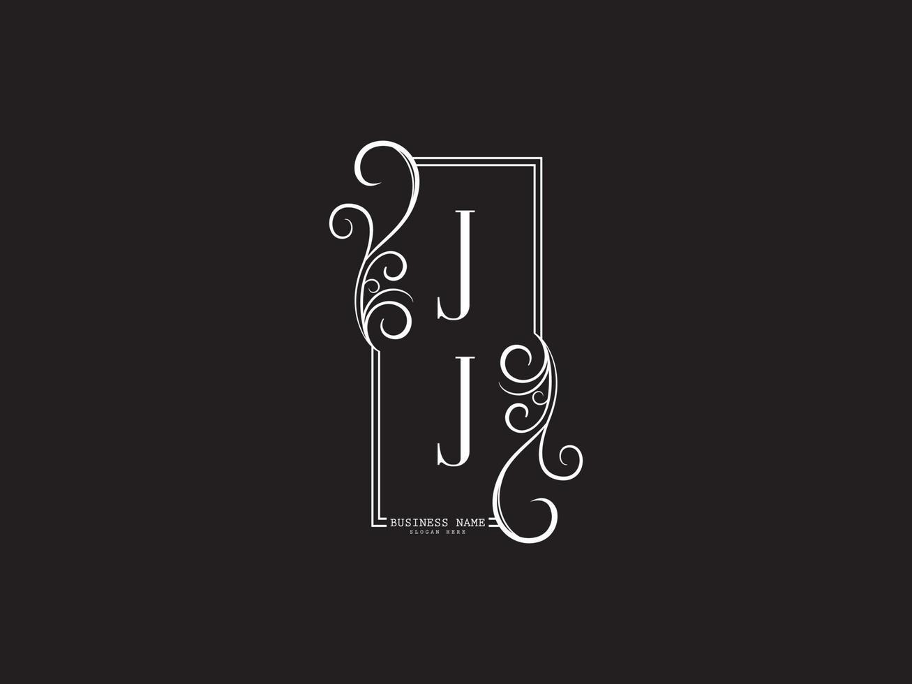 Initialen jj jj Logo-Symbol, kreatives jj Luxus-Buchstaben-Logo-Bilddesign vektor