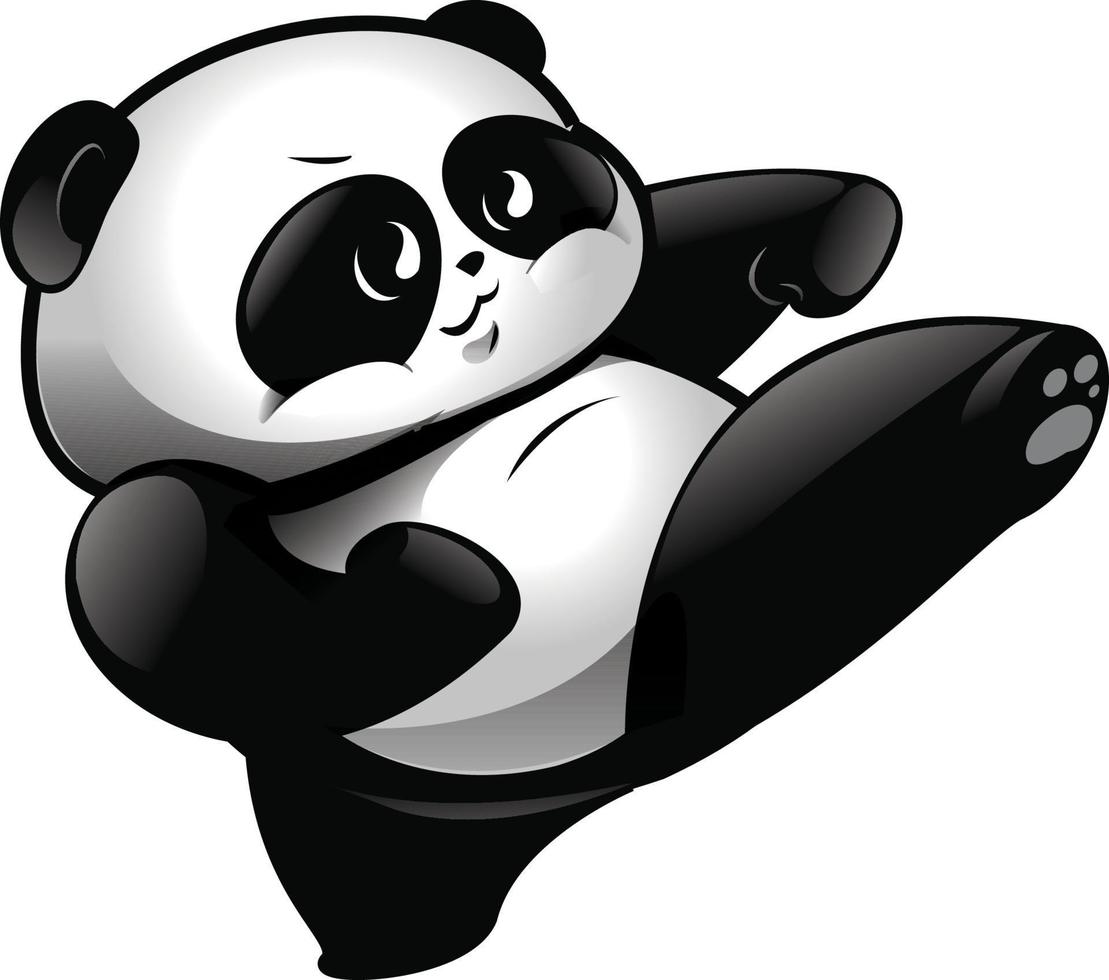 kampfkunst karate charakter drache panda ninja löwe tiger fuchs affe vektor