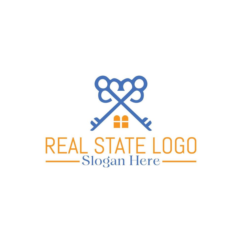 unik verklig stat logotyp design. vektor